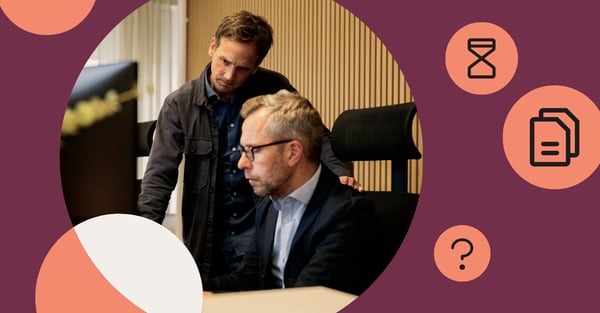 Hvor mye tid produksjonsbedrifter bruker på å lete etter kundeopplysninger