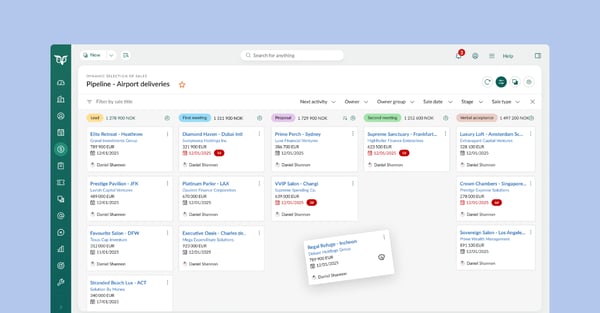 CRM for pipelinestyring