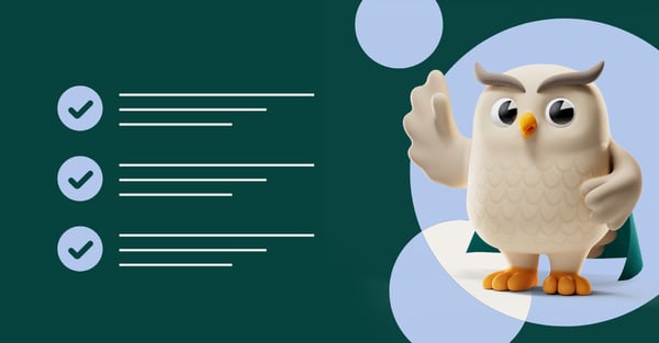 Sjekkliste kundeoversikt