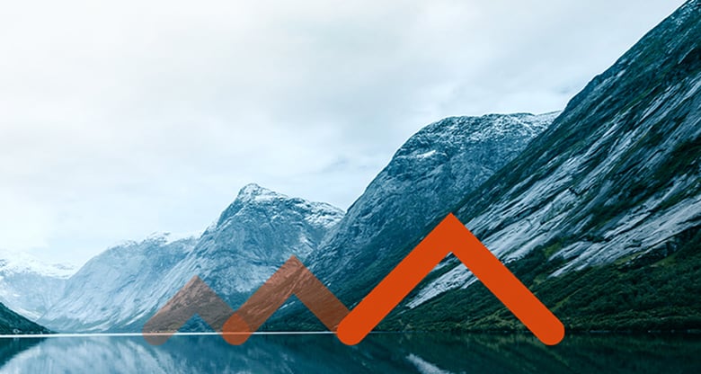 bilde av fjell med vekstgrafe