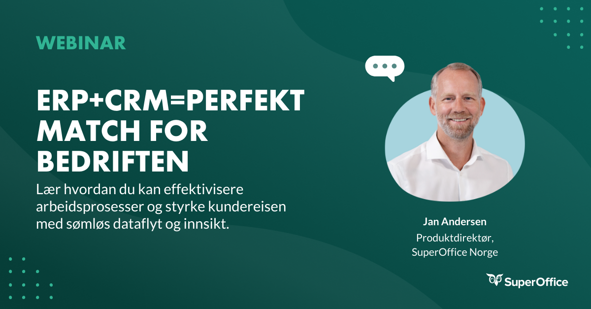 Meld deg på webinar ERP+CRM